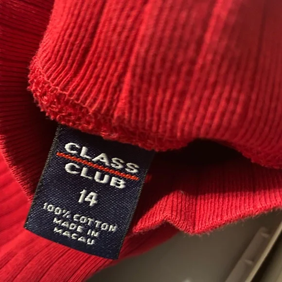 Donated* Boys Class Club Red Sweater - Picture 2 of 2